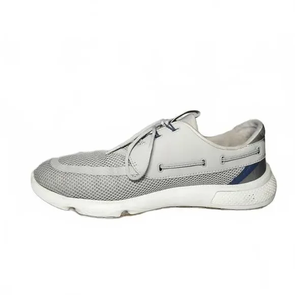 Sperry Mens 7 Seas 3-Eye Mesh Boat Shoes Gray Casual Size 12 - Picture 8 of 13